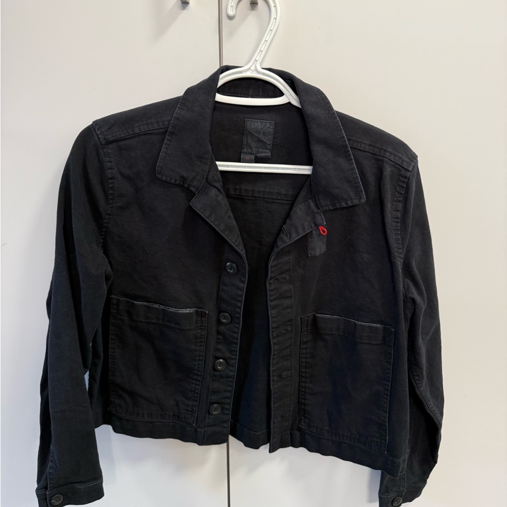 Topo Designs Black Cropped Jean Jacket